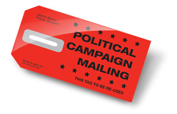 Political Campaign Mailing Tag